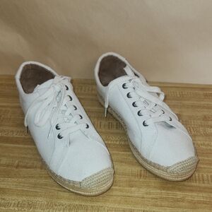 J.JILL Espadrille Lace Up Sneakers, size 11